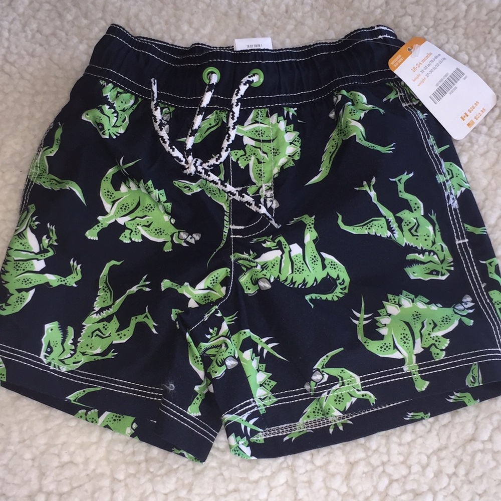 Baby toddler boy swim trunks shorts Dinosaurs 🦖